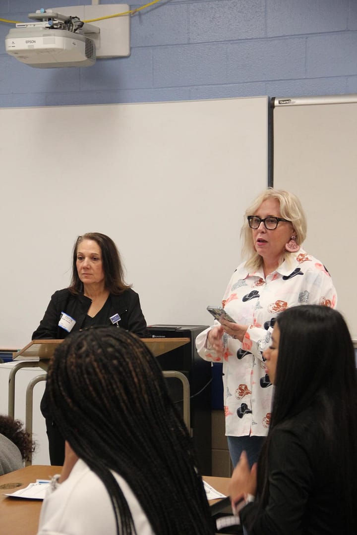 Health Science hosting Sandra Vernon, an RN from Navarro Regional Hospital.